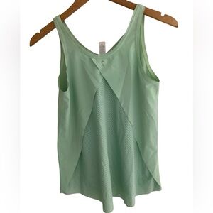 Ivivva Girl Mint Green Performance Tank Top SZ 14 gym